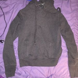 Dark grey hoodie